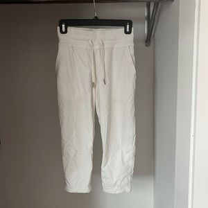 Lululemon cropped studio parachute pants